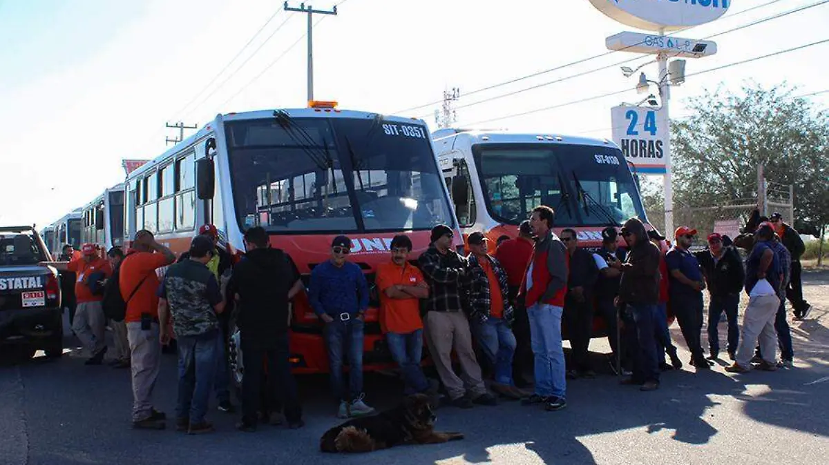 Huelga transporte